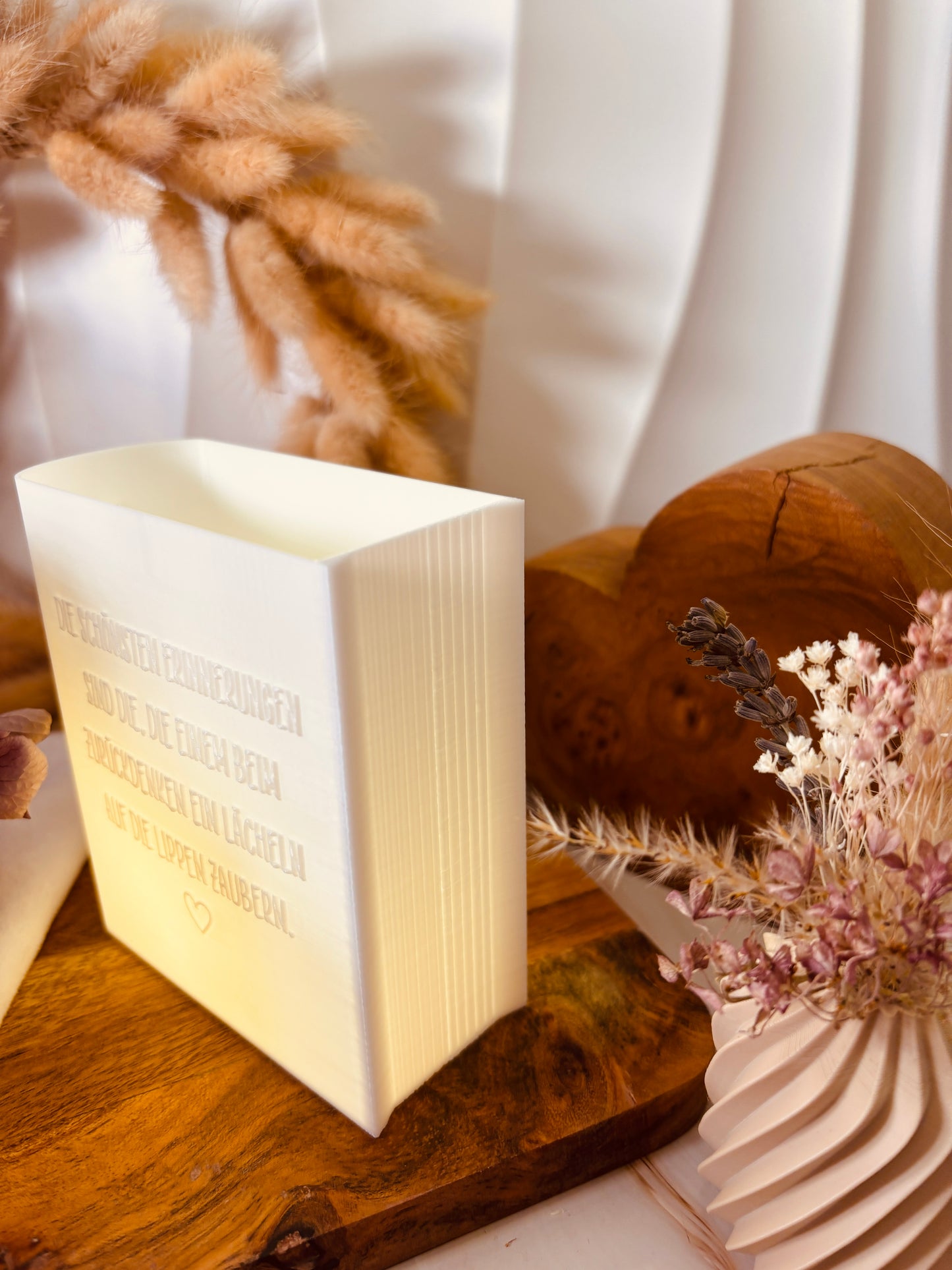 3D-Druckdatei - beleuchtetes Buch - Erinnerungen