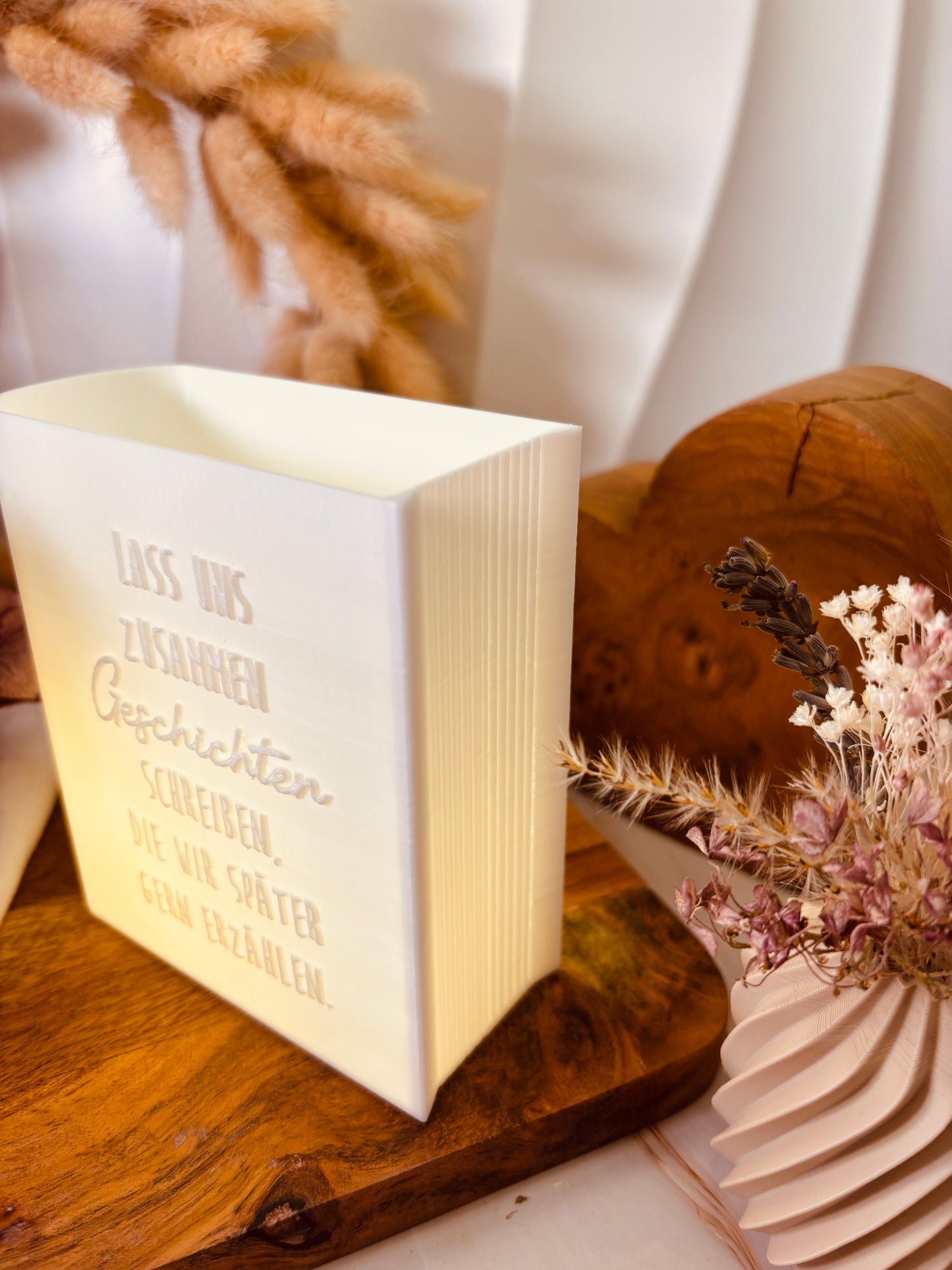 3D-Druckdatei - beleuchtetes Buch - Momentesammler