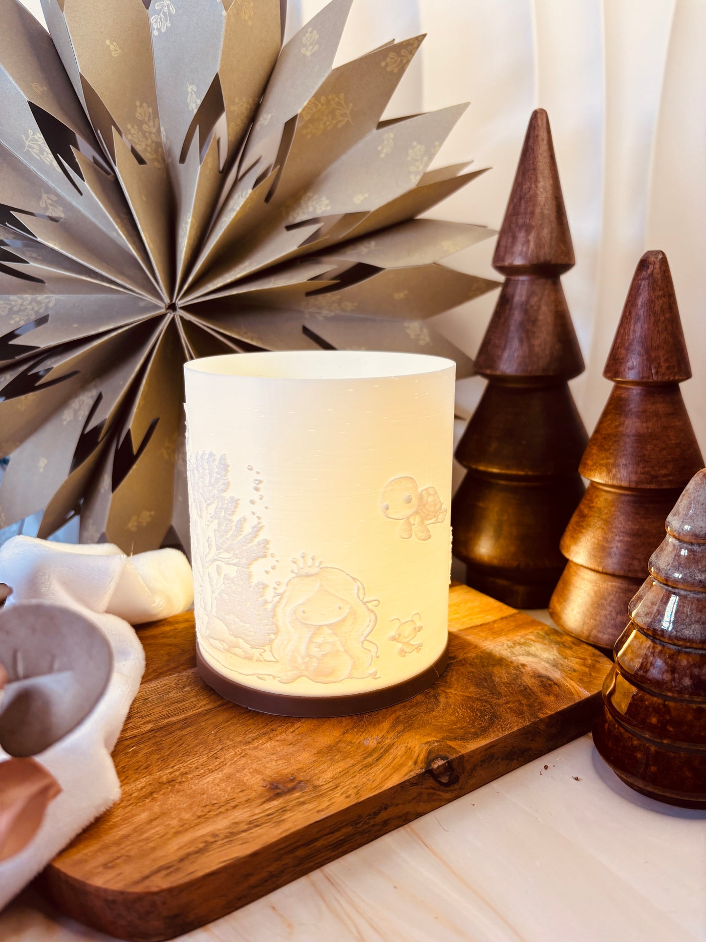 3D-Druckdatei - Nachtlicht - Meerjungfrau