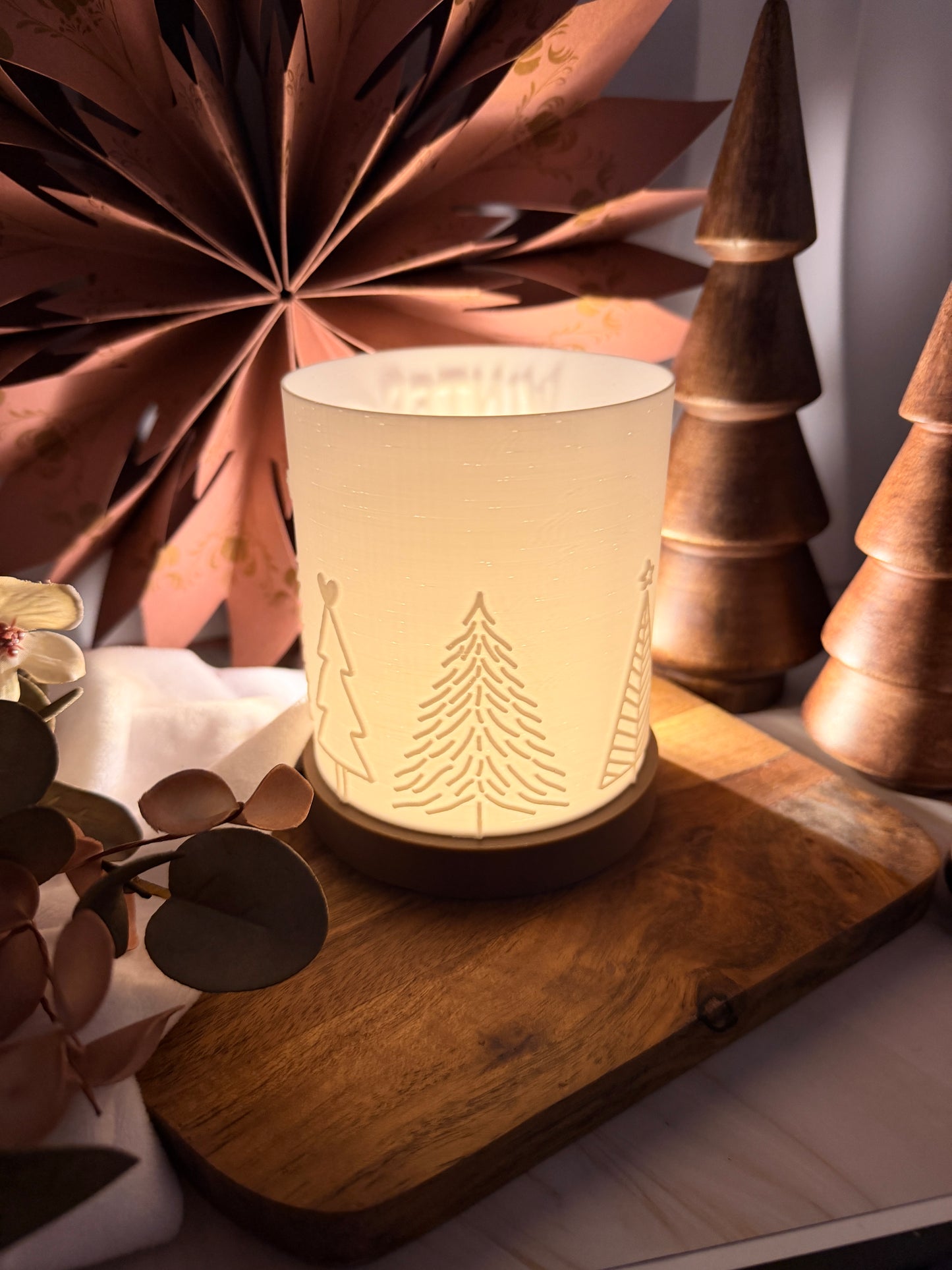 3D-Druckdatei - Windlicht - Winterzauber