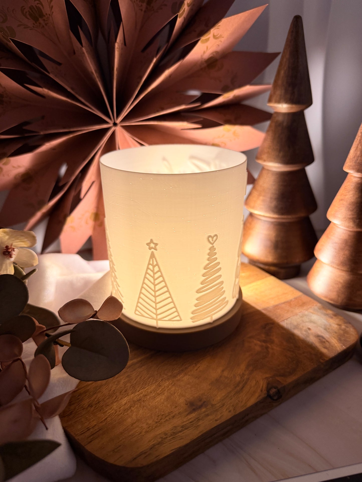 3D-Druckdatei - Windlicht - Winterzauber