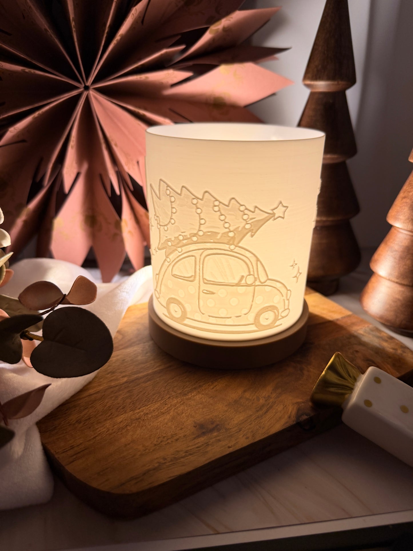 3D-Druckdatei - Windlicht - Geschenke-Auto