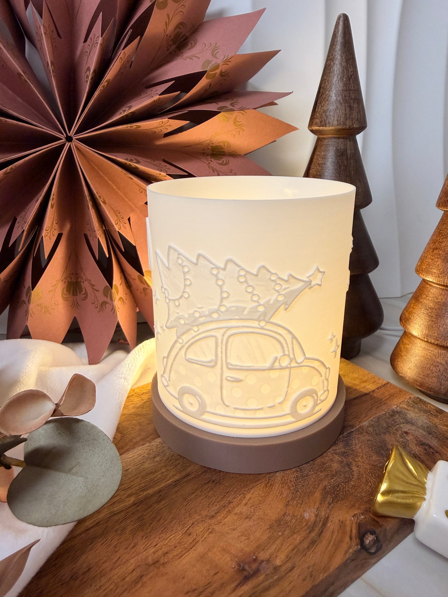 3D-Druckdatei - Windlicht - Geschenke-Auto