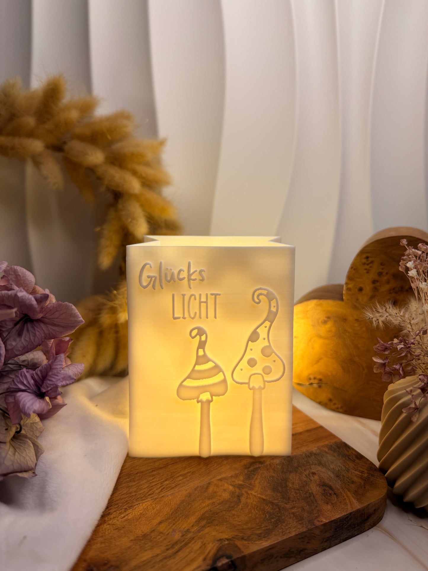 3D-Druckdatei - Windlicht - Papiertüte - Glückslicht