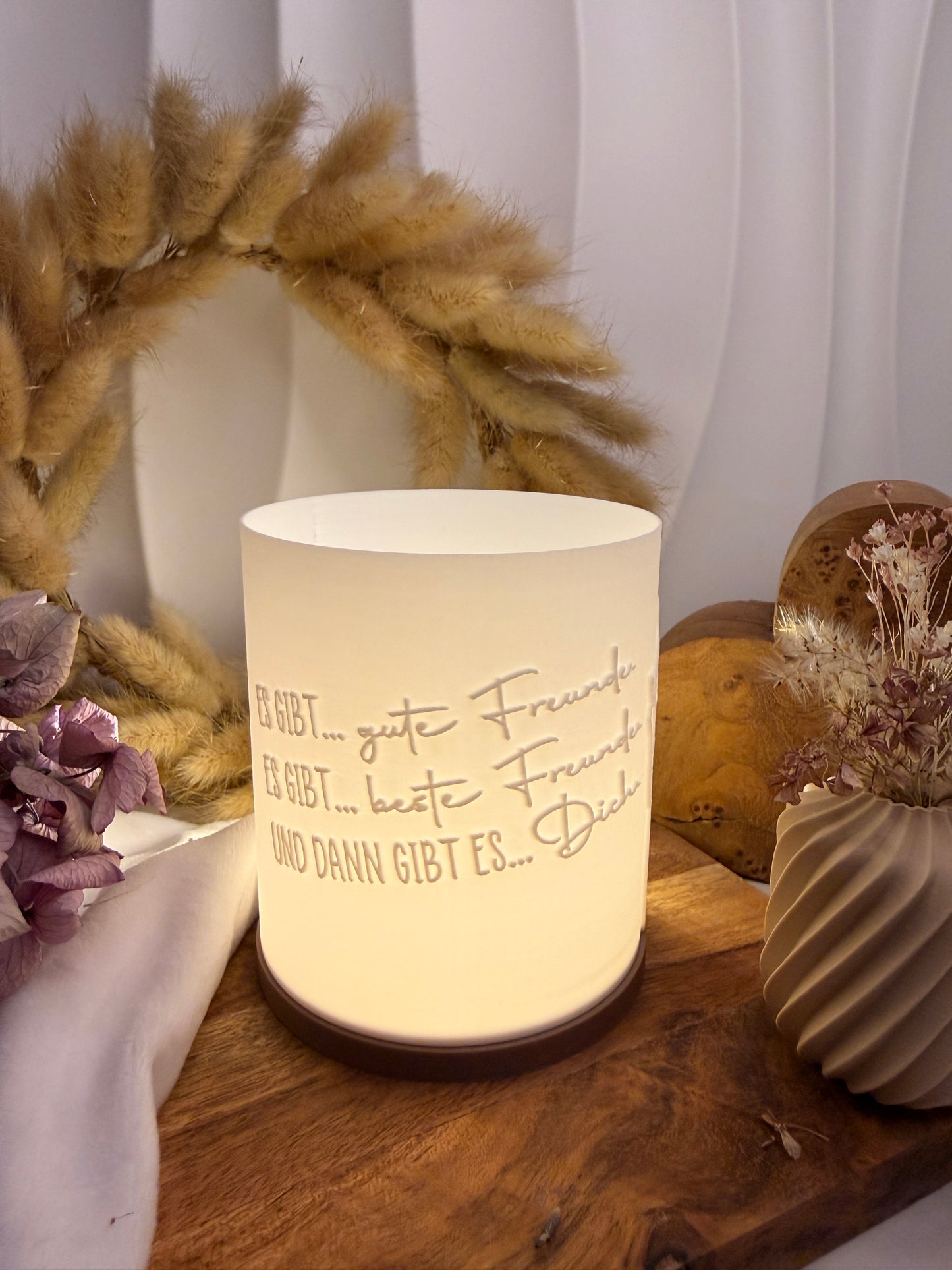 3D-Druckdatei - Windlicht - Freundin wie Dich