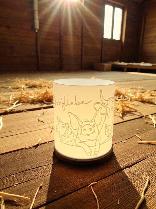 3D-Druckdatei - Windlicht - Dorfliebe