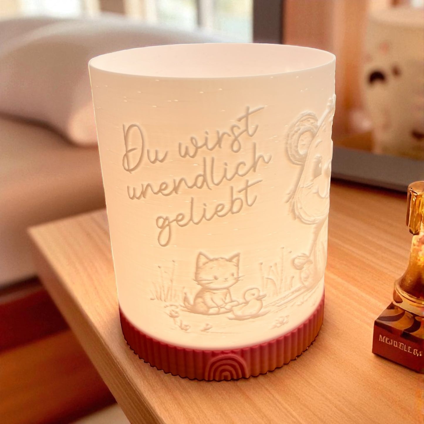 3D-Druckdatei - Nachtlicht - Du wirst unendlich geliebt