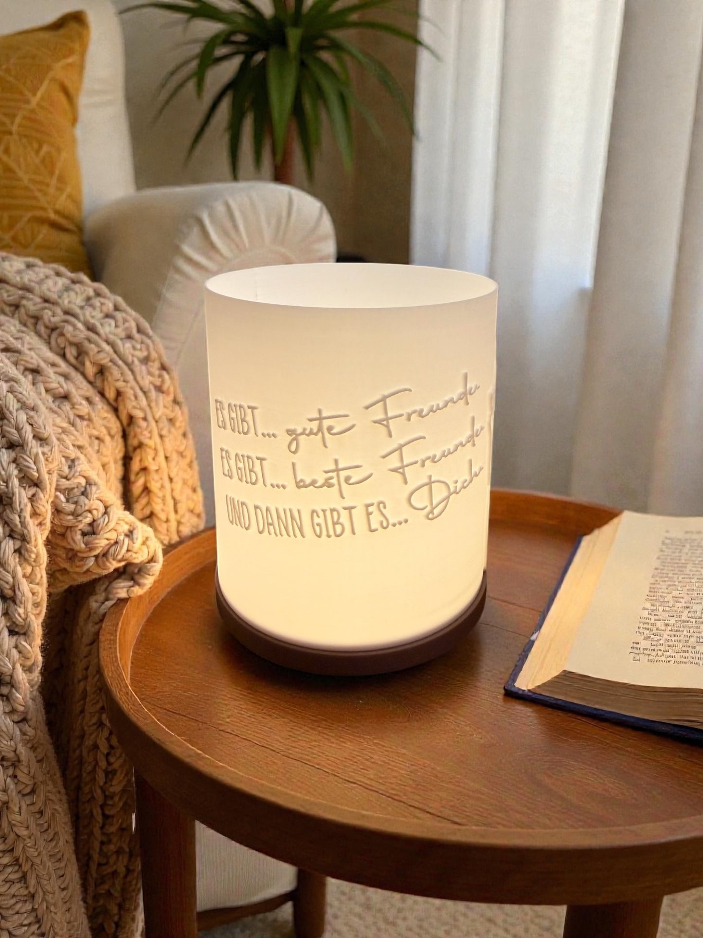 3D-Druckdatei - Windlicht - Freundin wie Dich