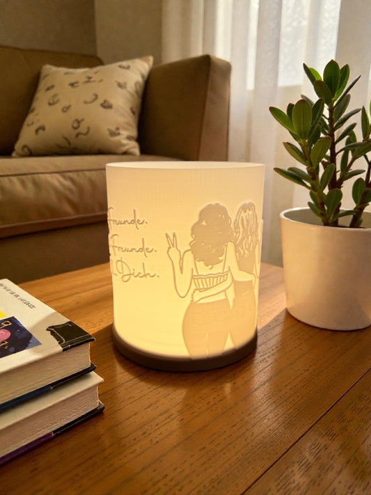 3D-Druckdatei - Windlicht - Freundin wie Dich