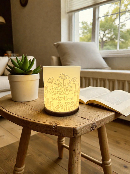 3D-Druckdatei - Windlicht - beste Oma