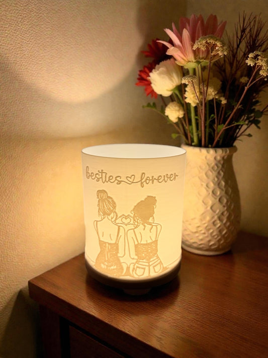 3D-Druckdatei - Windlicht - besties forever