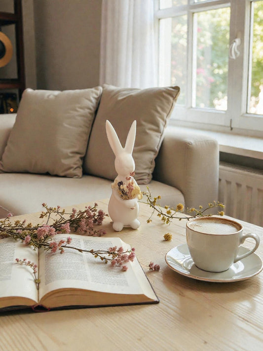 3D-Druckdatei - FIGUR - Hase Blumenstrauß