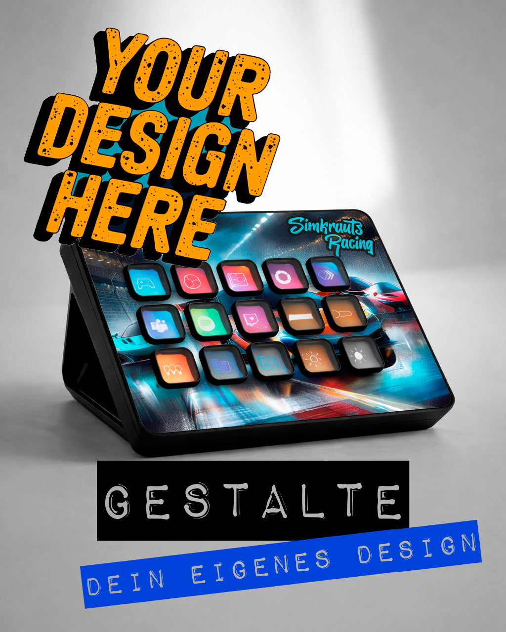Stream Deck MK2 Cover | REGENBOGEN | Mach dein Stream Deck zu deinem eigenen