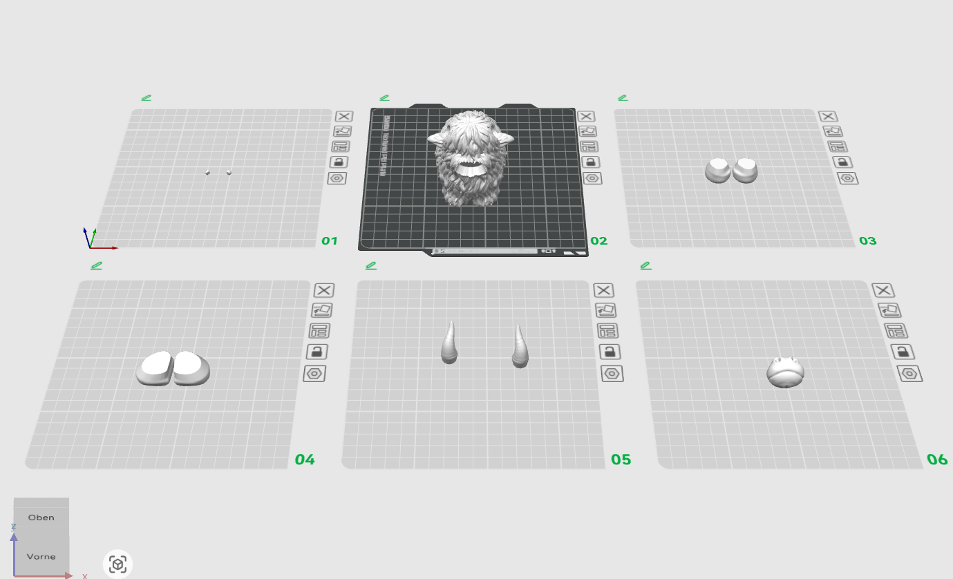 3D-Druckdatei - FIGUR - Hochlandrind - Fiona