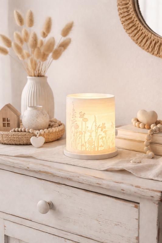 3D-Druckdatei - Windlicht - Blumenwiese