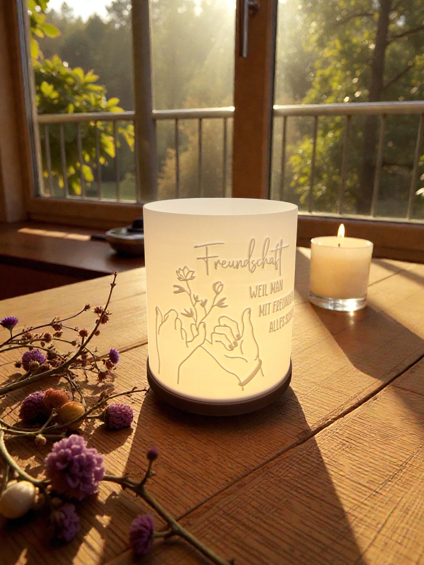 3D-Druckdatei - Windlicht - Freundschaft