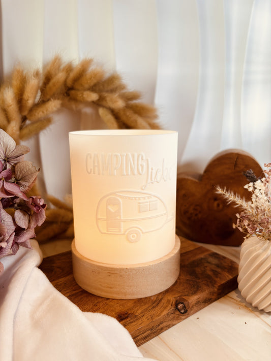 3D-Druckdatei - Windlicht - Wohnwagen No.2