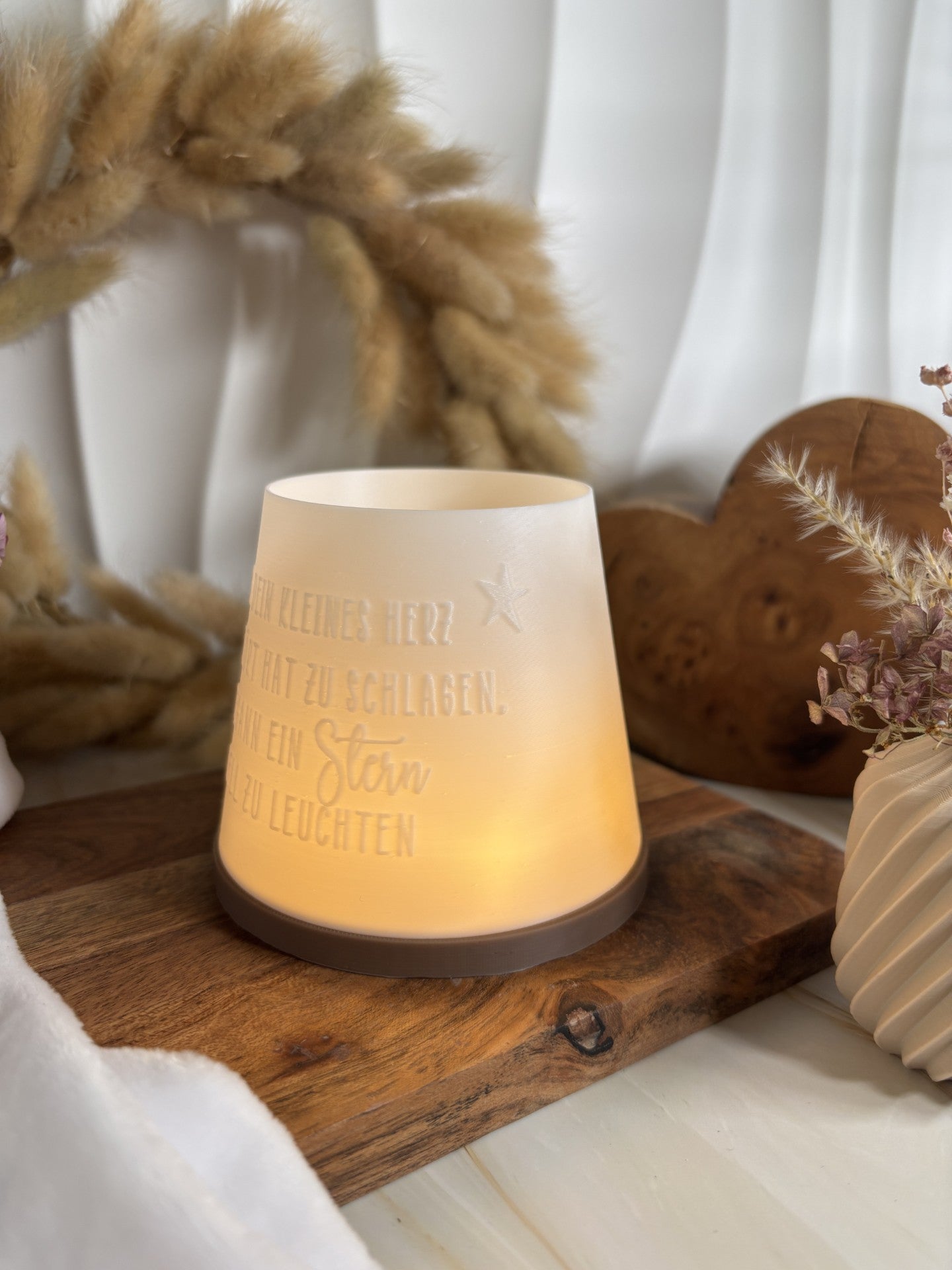 3D-Druckdatei - Windlicht für Sternenkinder - Leuchten der Sterne