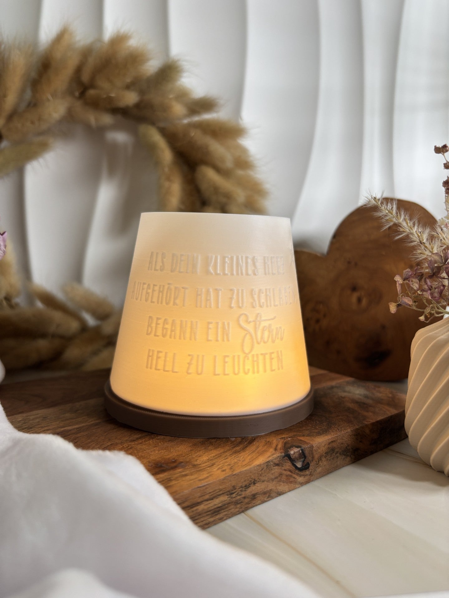 3D-Druckdatei - Windlicht für Sternenkinder - Leuchten der Sterne