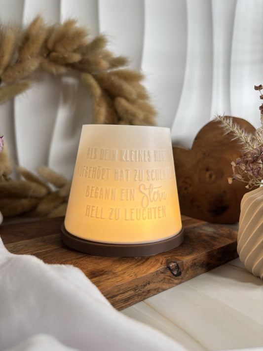 3D-Druckdatei - Windlicht für Sternenkinder - Leuchten der Sterne