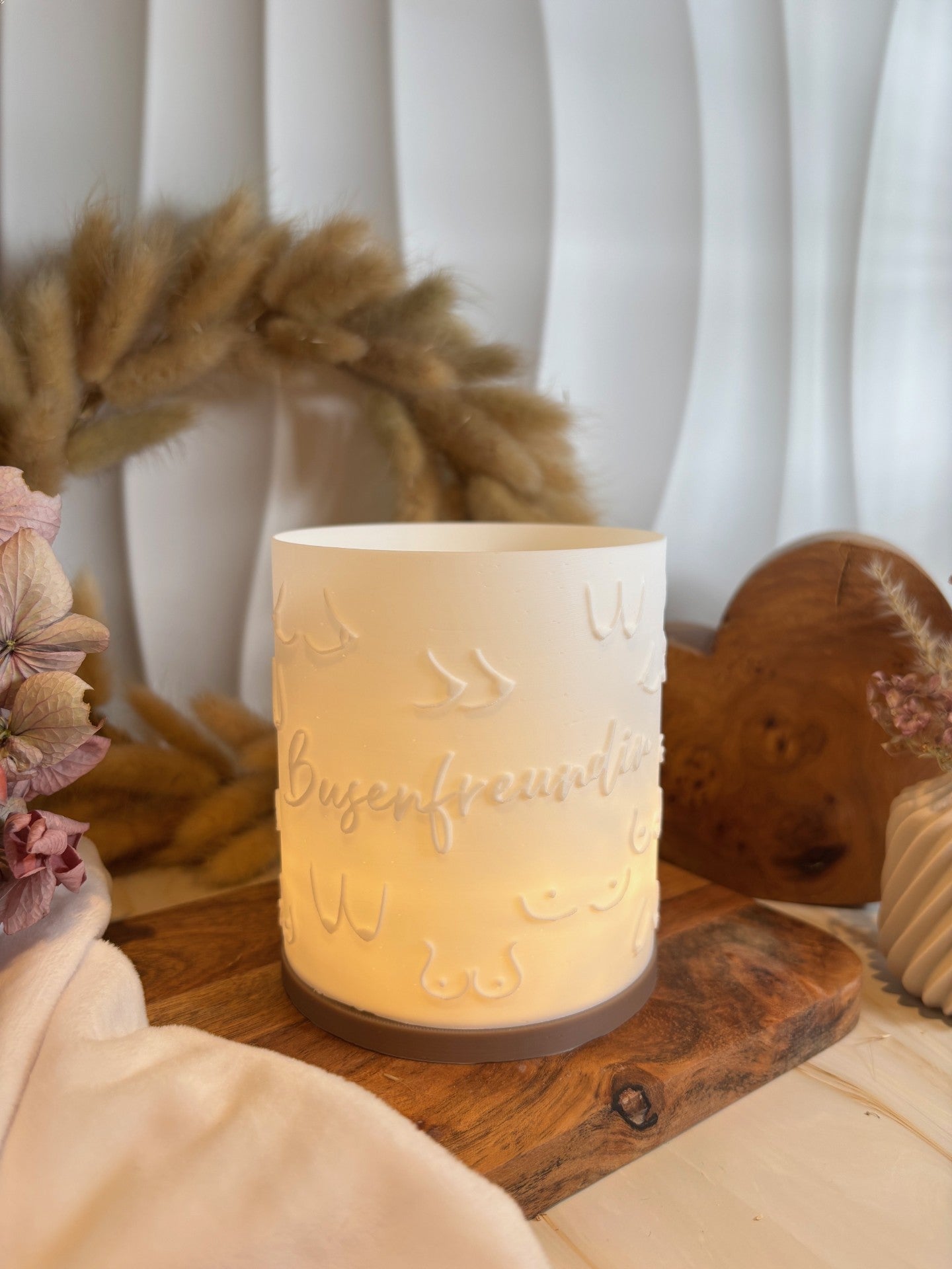 3D-Druckdatei - Windlicht - Busenfreundin