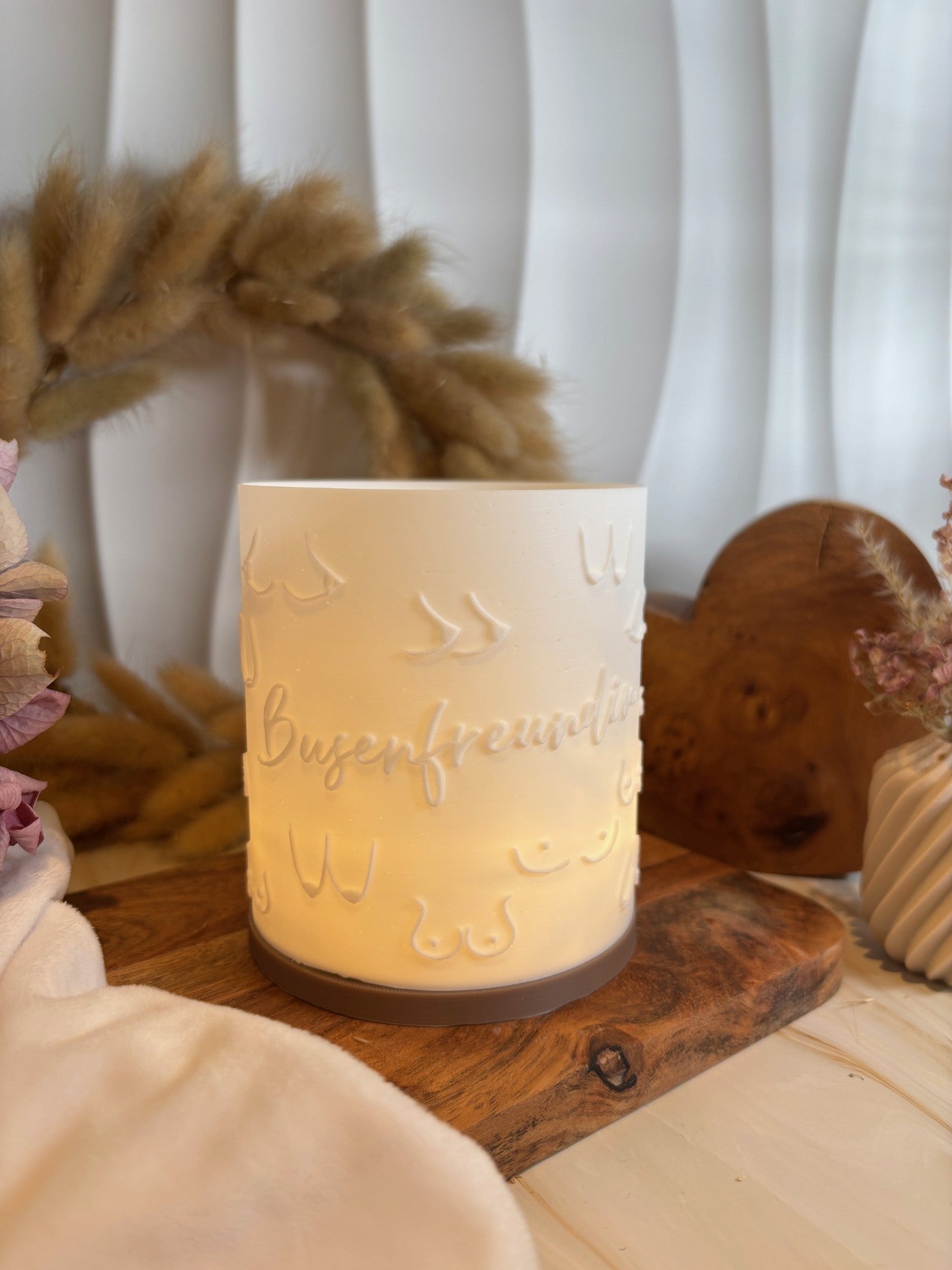 3D-Druckdatei - Windlicht - Busenfreundin