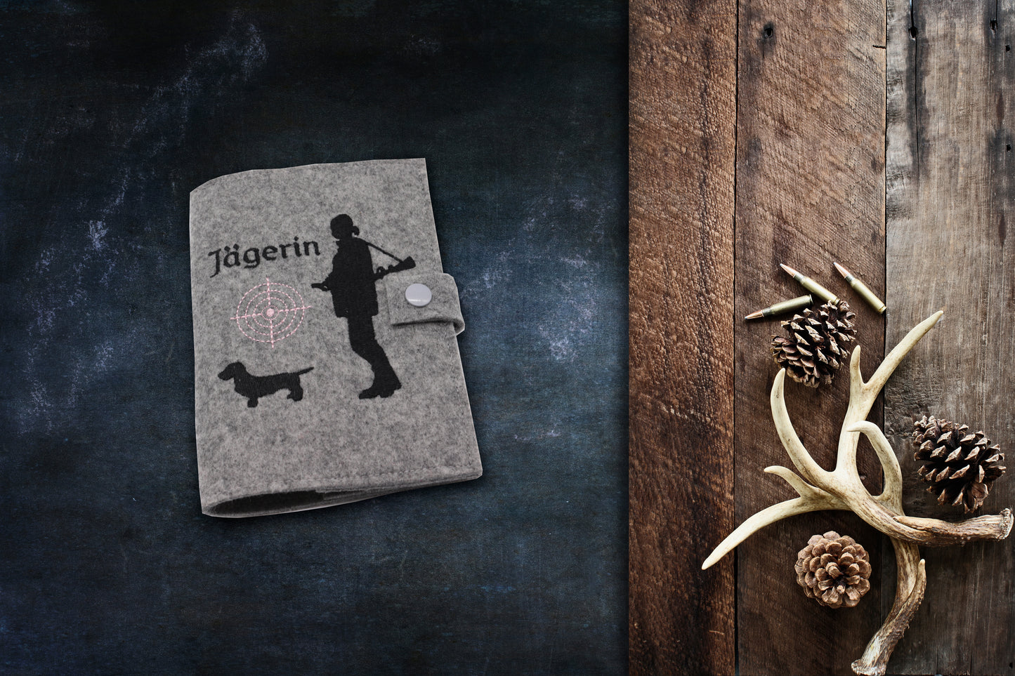 Jagdscheinhülle aus Filz