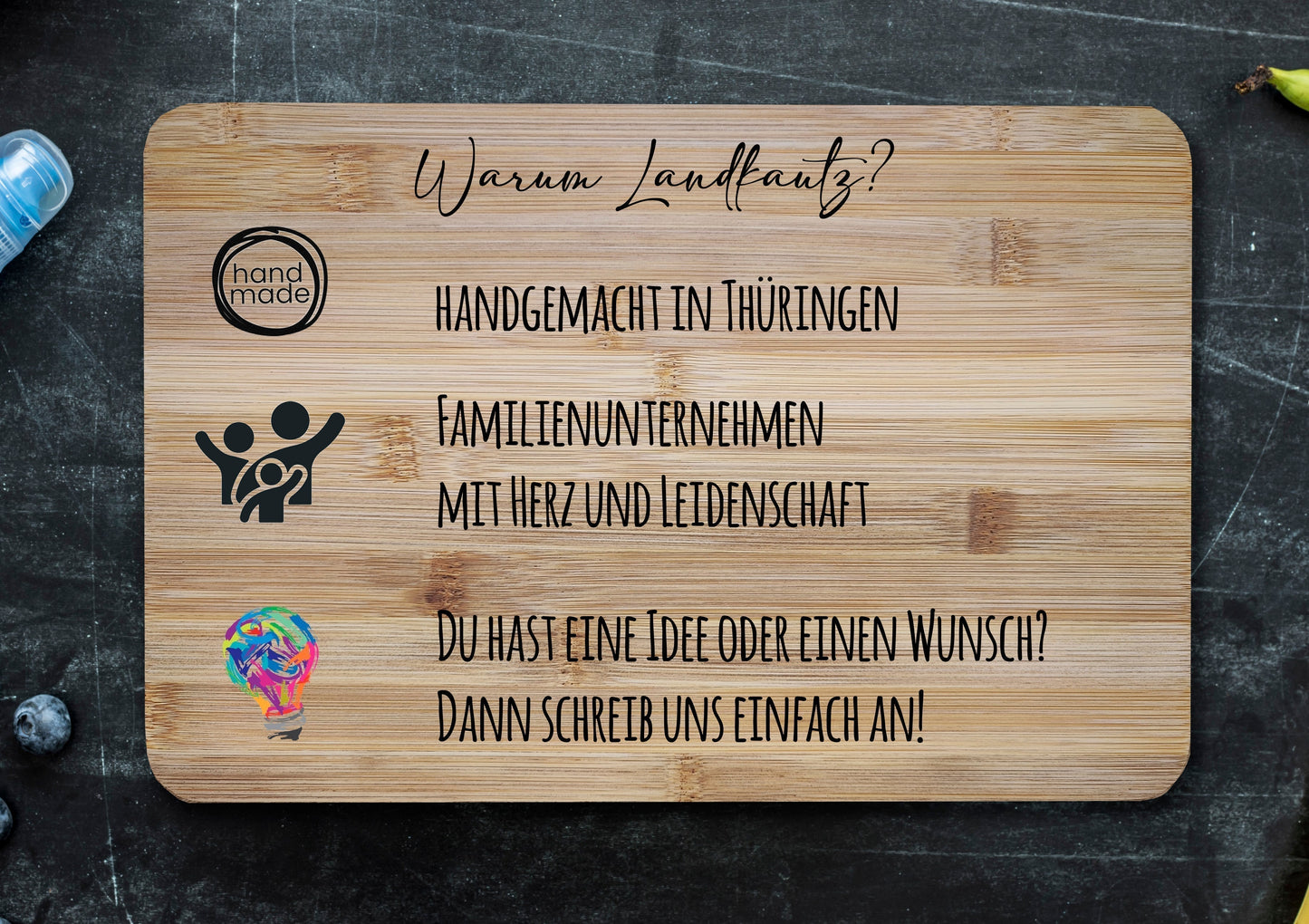 Wohnmobil Landschaft mit Wunschtext oder Name