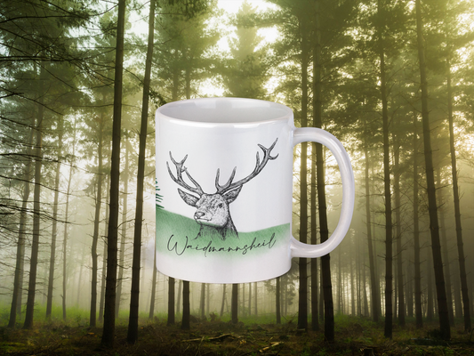 "Weidmannsheil" Tasse in Keramik