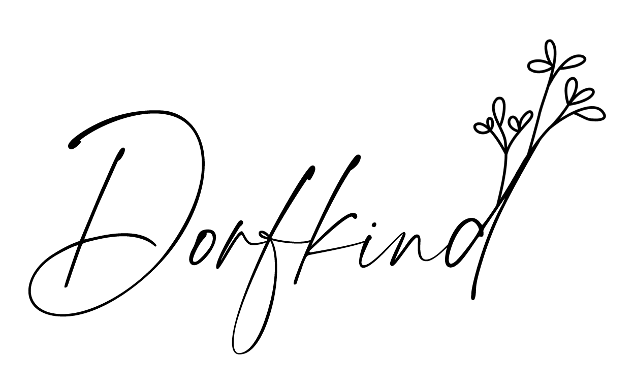 "Dorfkind" personalisiert  Emailletasse